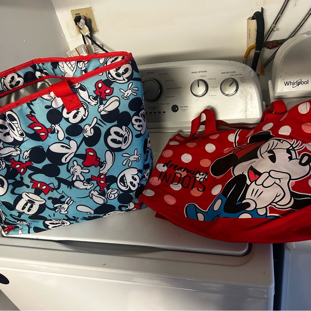 Disney Mickey and Minnie Tote Bags